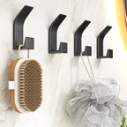 Wall Hooks Self-Adhesive No-Drill Set Of 5