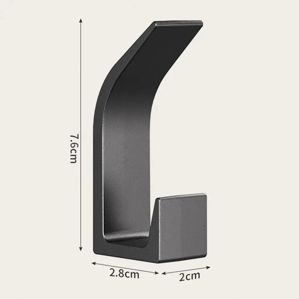 Wall Hooks Self-Adhesive No-Drill Set Of 5