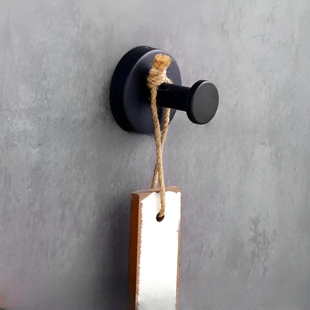 Wall Hooks Self-Adhesive Stainless Steel & Water-Resistant