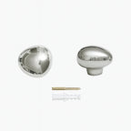 Wall Hooks Set of 2 Raindrop Ceramic Chrome