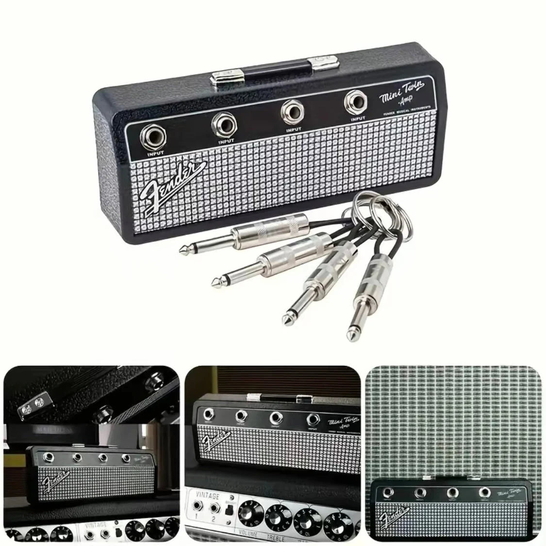 Wall Key Hook Amplifier Design Zinc Alloy 4 Hooks