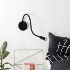 Wall Lamp 360 Degree Rotatable Matte Black Energy-Efficient LED