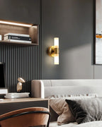Wall Lamp Acrylic Shade G9 Socket Copper Base