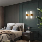 Wall Lamp Acrylic Shade G9 Socket Copper Base