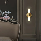 Wall Lamp Acrylic Shade G9 Socket Copper Base