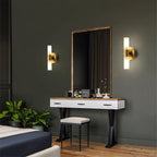 Wall Lamp Acrylic Shade G9 Socket Copper Base