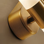 Wall Lamp Acrylic Shade G9 Socket Copper Base