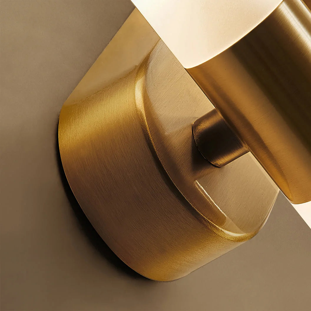 Wall Lamp Acrylic Shade G9 Socket Copper Base