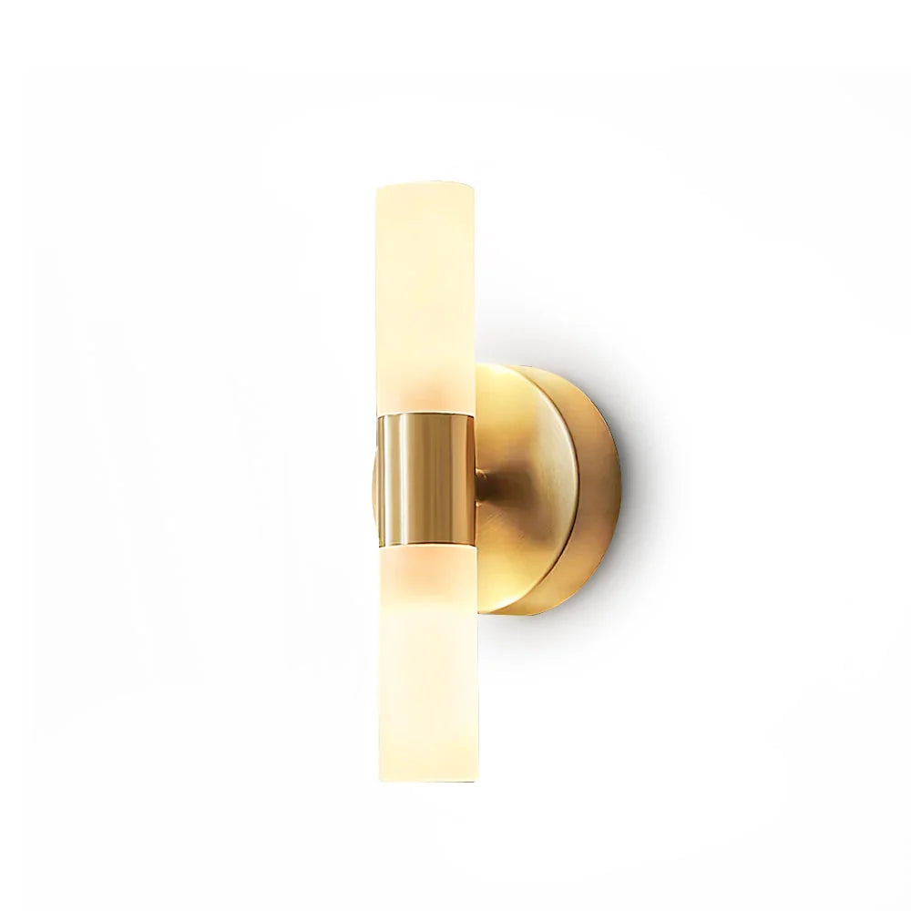 Wall Lamp Acrylic Shade G9 Socket Copper Base