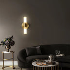Wall Lamp Acrylic Shade G9 Socket Copper Base