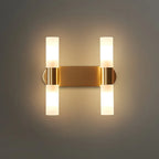 Wall Lamp Acrylic Shade G9 Socket Copper Base