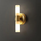Wall Lamp Acrylic Shade G9 Socket Copper Base