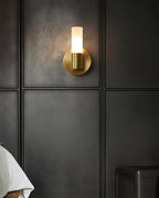 Wall Lamp Acrylic Shade G9 Socket Copper Base