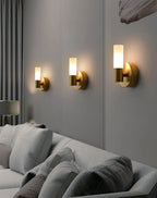 Wall Lamp Acrylic Shade G9 Socket Copper Base