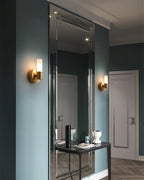 Wall Lamp Acrylic Shade G9 Socket Copper Base