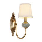 Wall Lamp Adjustable Arm Hardwired Gold Finish