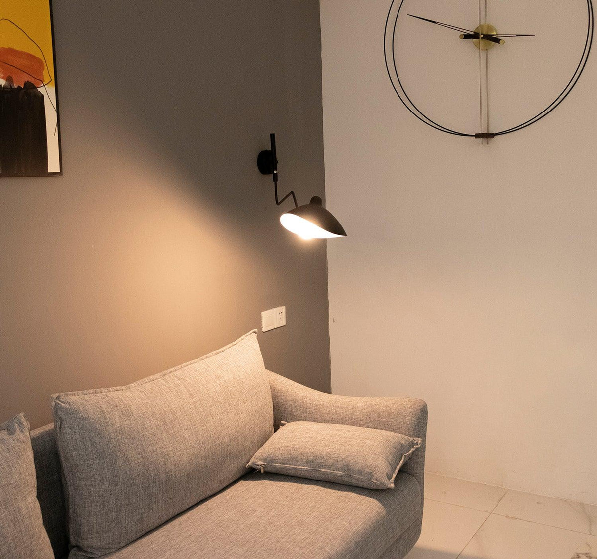 Wall Lamp Adjustable Arm Rotatable Shade