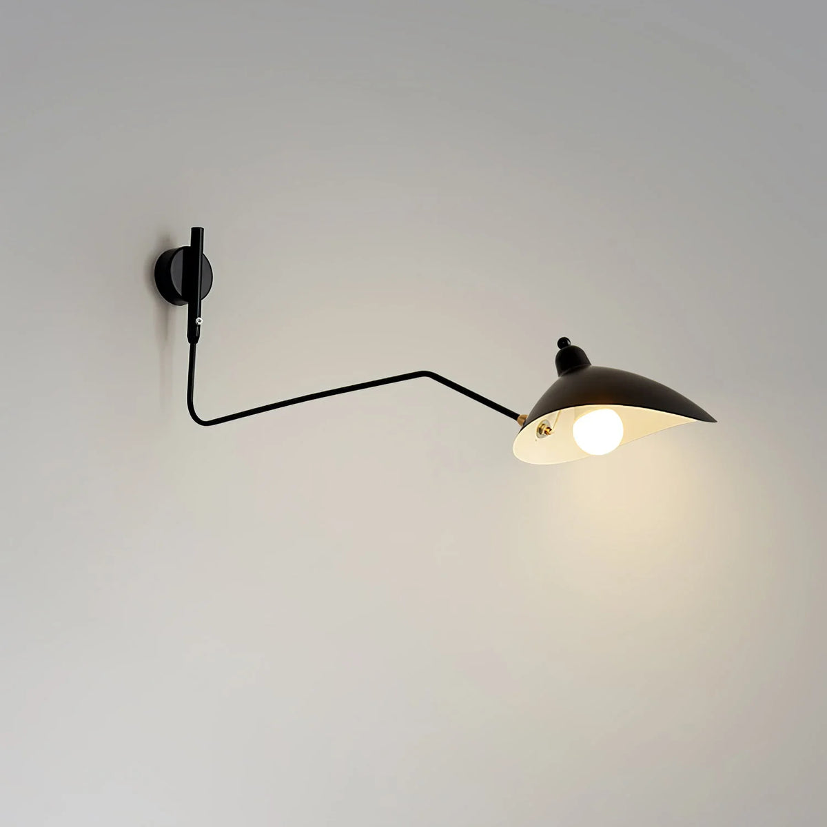 Wall Lamp Adjustable Arm Rotatable Shade