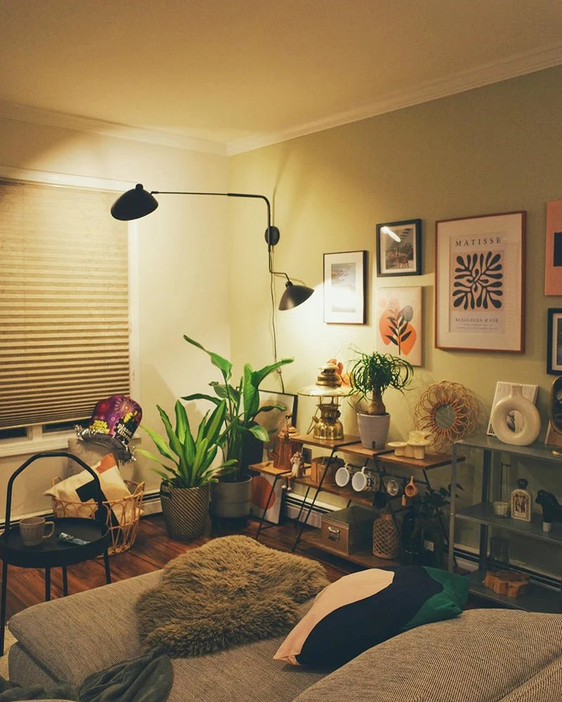 Wall Lamp Adjustable Arm Rotatable Shade