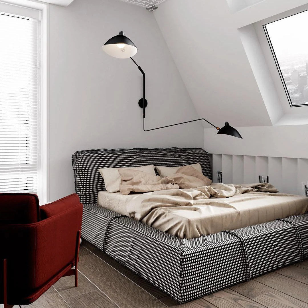 Wall Lamp Adjustable Arm Rotatable Shade