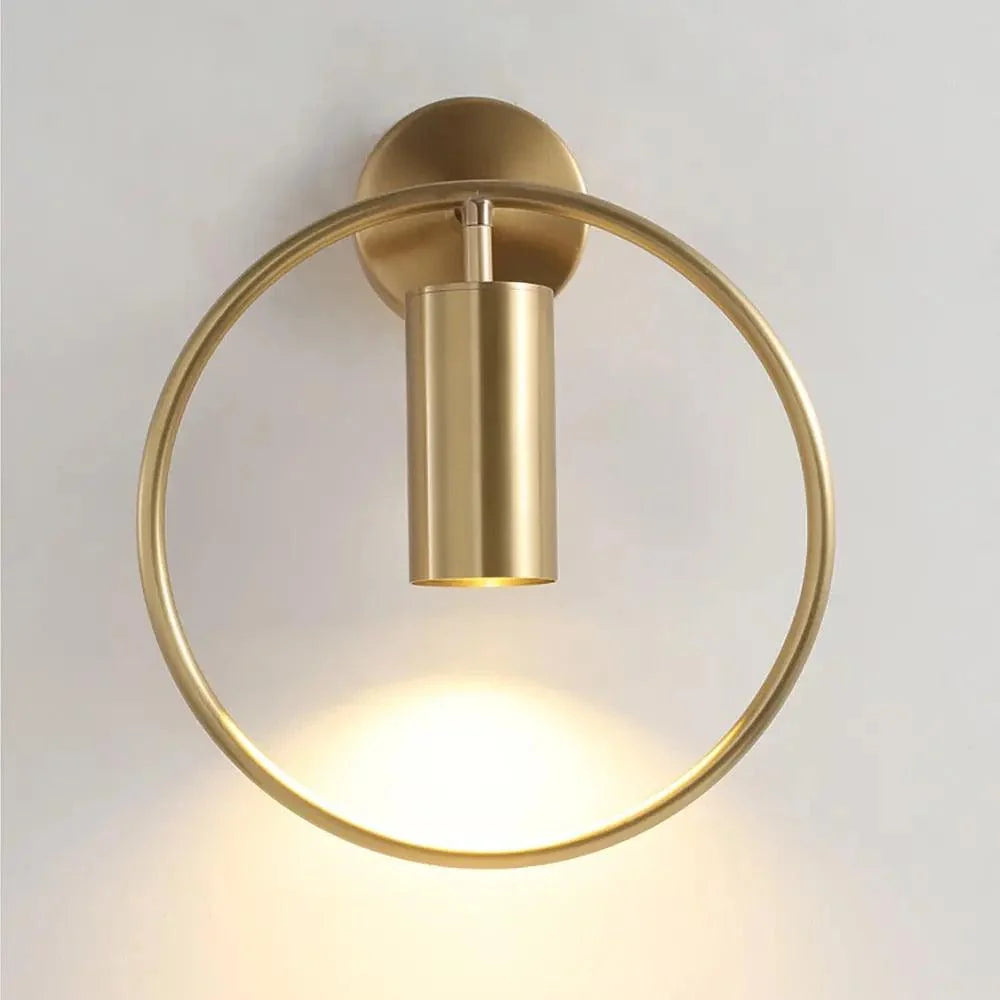 Wall Lamp Adjustable Directional Black & Gold