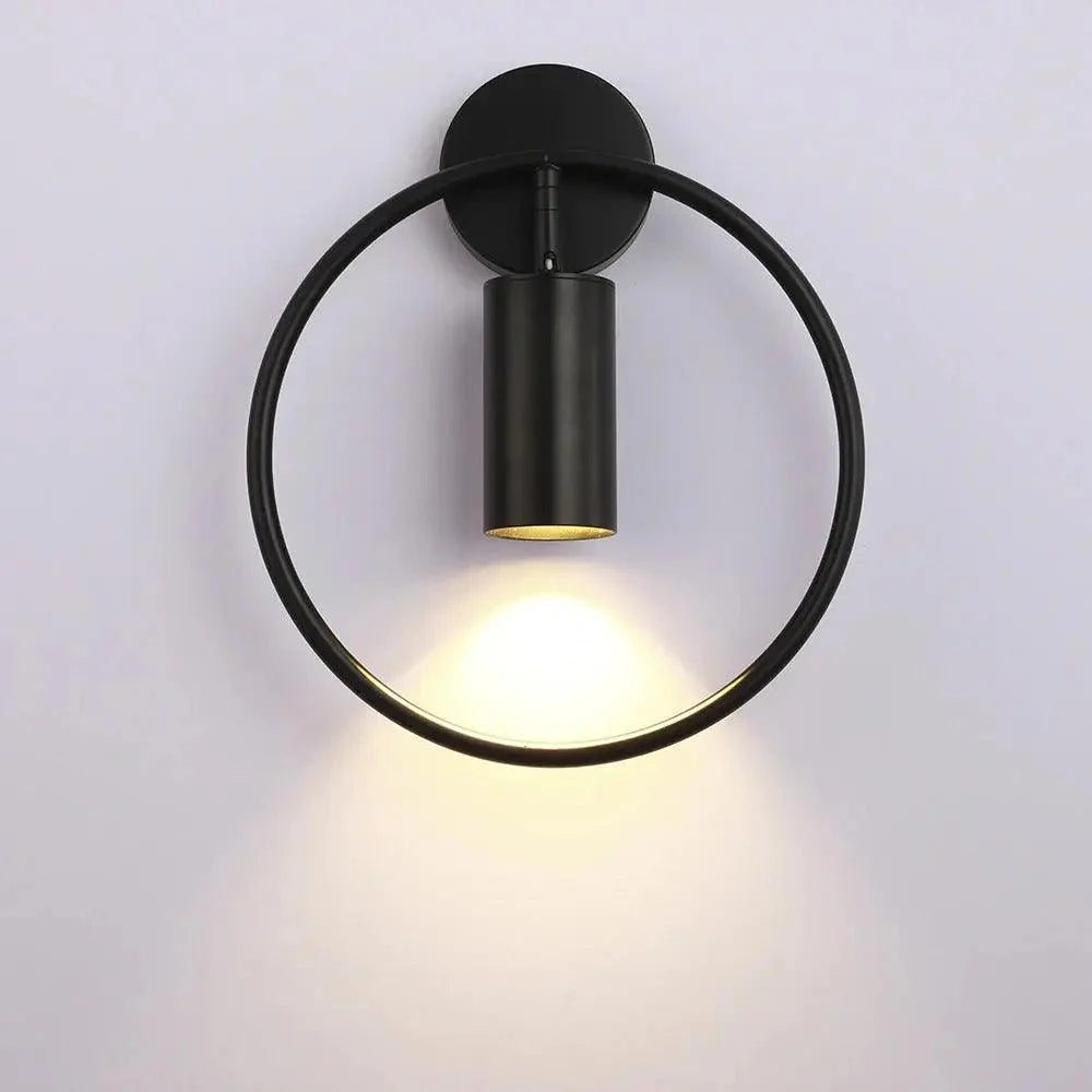 Wall Lamp Adjustable Directional Black & Gold