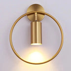 Wall Lamp Adjustable Directional Black & Gold