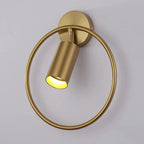 Wall Lamp Adjustable Directional Black & Gold