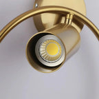 Wall Lamp Adjustable Directional Black & Gold