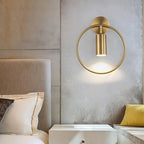 Wall Lamp Adjustable Directional Black & Gold