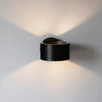 Wall Lamp Adjustable Shade Black & Gold