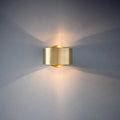 Wall Lamp Adjustable Shade Black & Gold