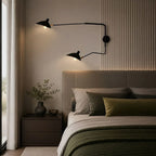 Wall Lamp Adjustable Swing Arm Iron