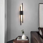 Wall Lamp Aluminum Gold Integrated LED