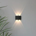 Wall Lamp Aluminum Matte IP44 Warm White LED