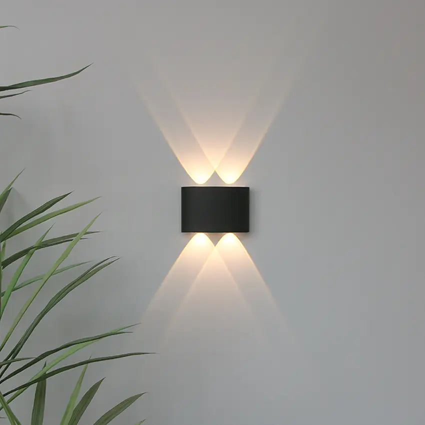 Wall Lamp Aluminum Matte IP44 Warm White LED