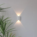 Wall Lamp Aluminum Matte IP44 Warm White LED