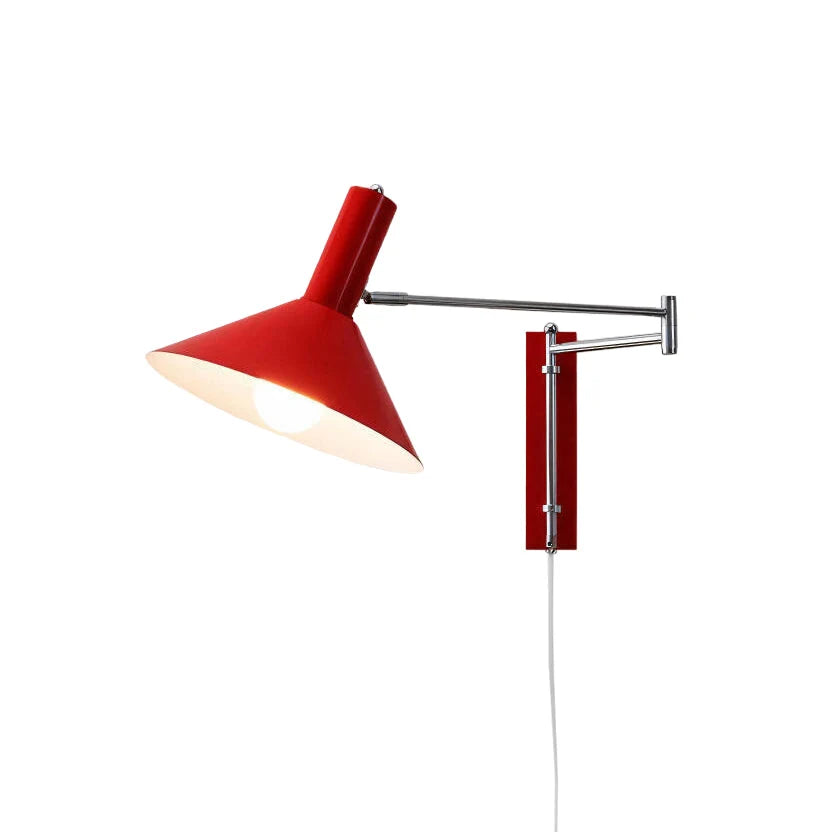Wall Lamp Articulated Arm Metal Plug-In
