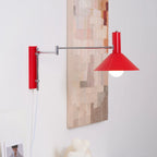 Wall Lamp Articulated Arm Metal Plug-In