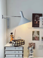 Wall Lamp Articulated Arm Metal Plug-In