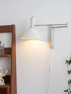 Wall Lamp Articulated Arm Metal Plug-In