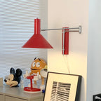 Wall Lamp Articulated Arm Metal Plug-In