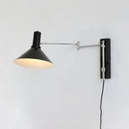 Wall Lamp Articulated Arm Metal Plug-In