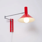 Wall Lamp Articulated Arm Metal Plug-In