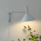 Wall Lamp Articulated Arm Metal Plug-In
