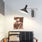 Wall Lamp Articulated Arm Metal Plug-In