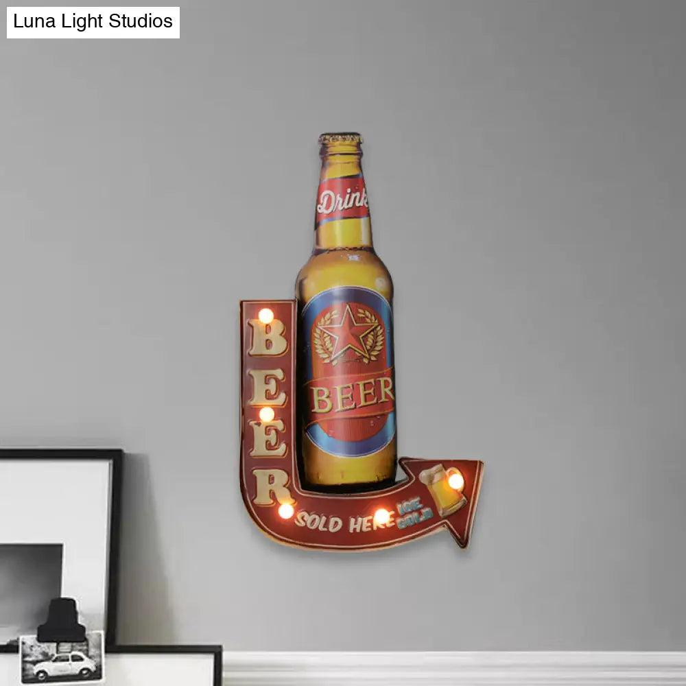 Wall Lamp Battery Powered Flush Mount Warm LED