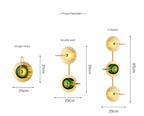 Wall Lamp Brass Finish Glass Shade