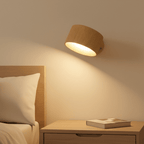 Wall Lamp Circular LED Wood Accent