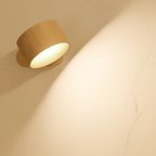 Wall Lamp Circular LED Wood Accent